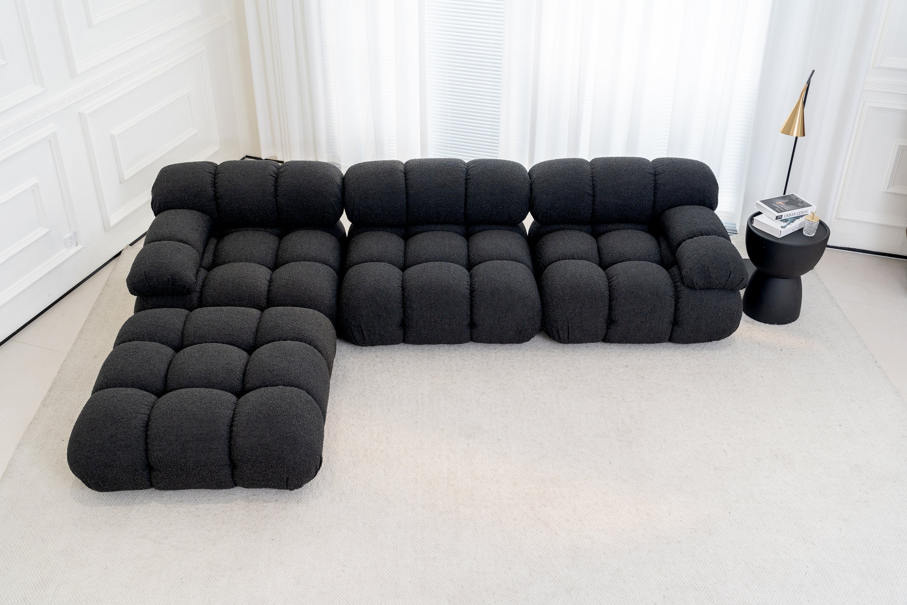 Maven Chaise Lounge Caviar Black