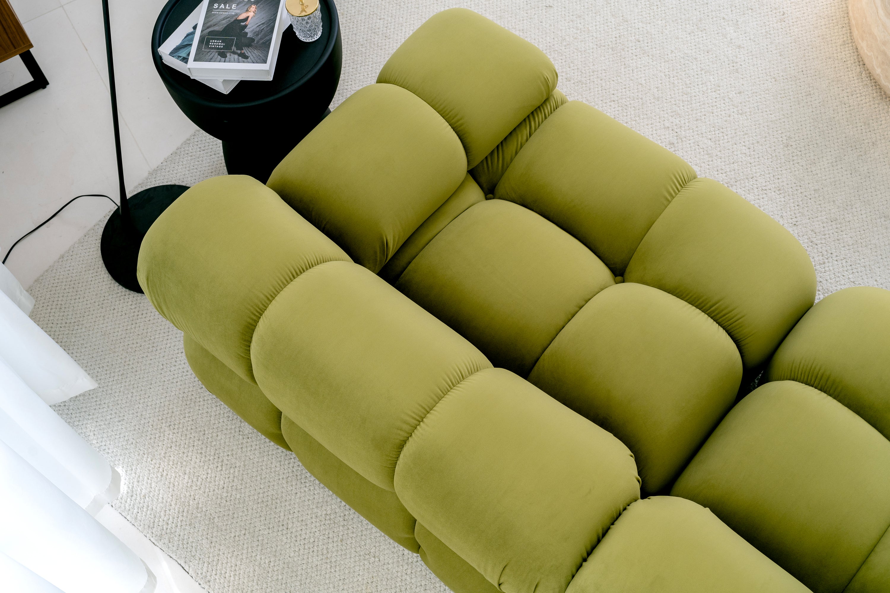 Maven Chaise Lounge Olive Patina