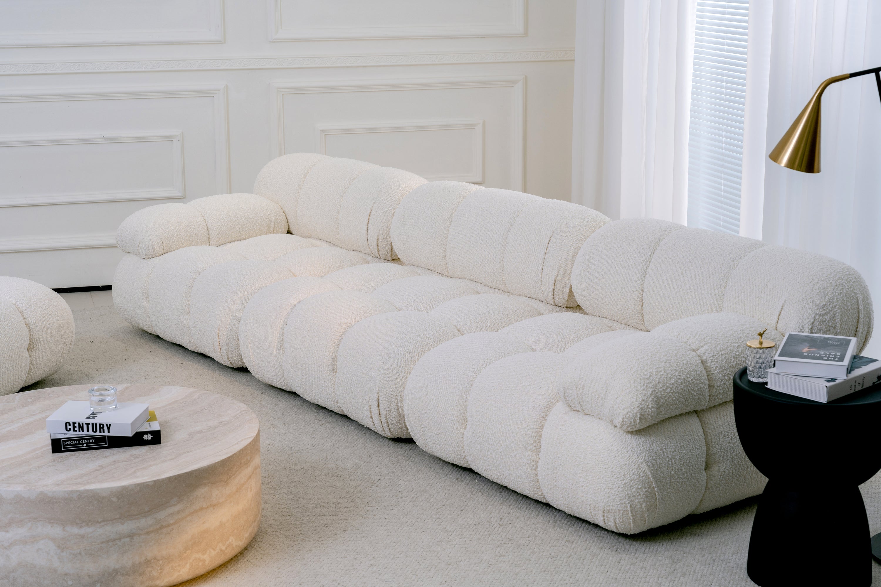 Maven Chaise Lounge Pearl White