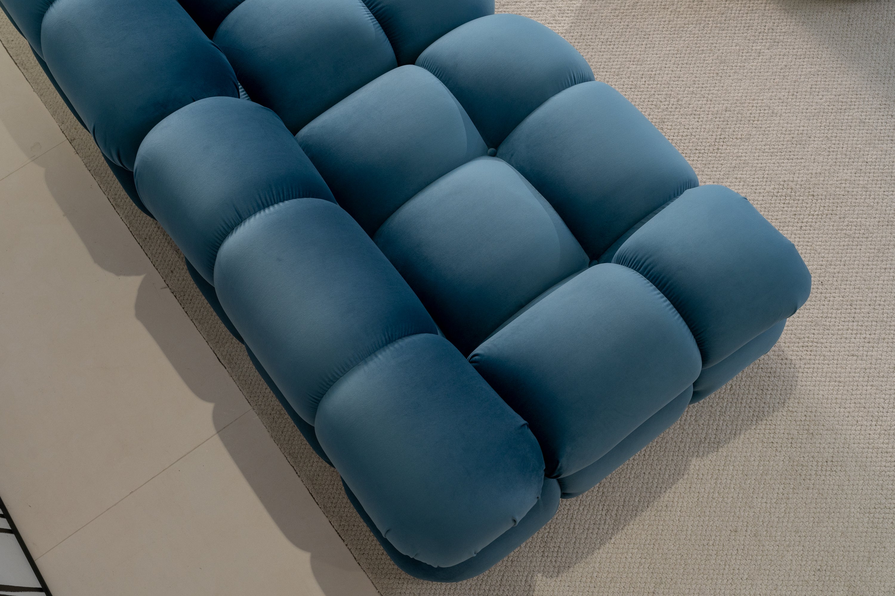 Maven Chaise Lounge Jeans Blue
