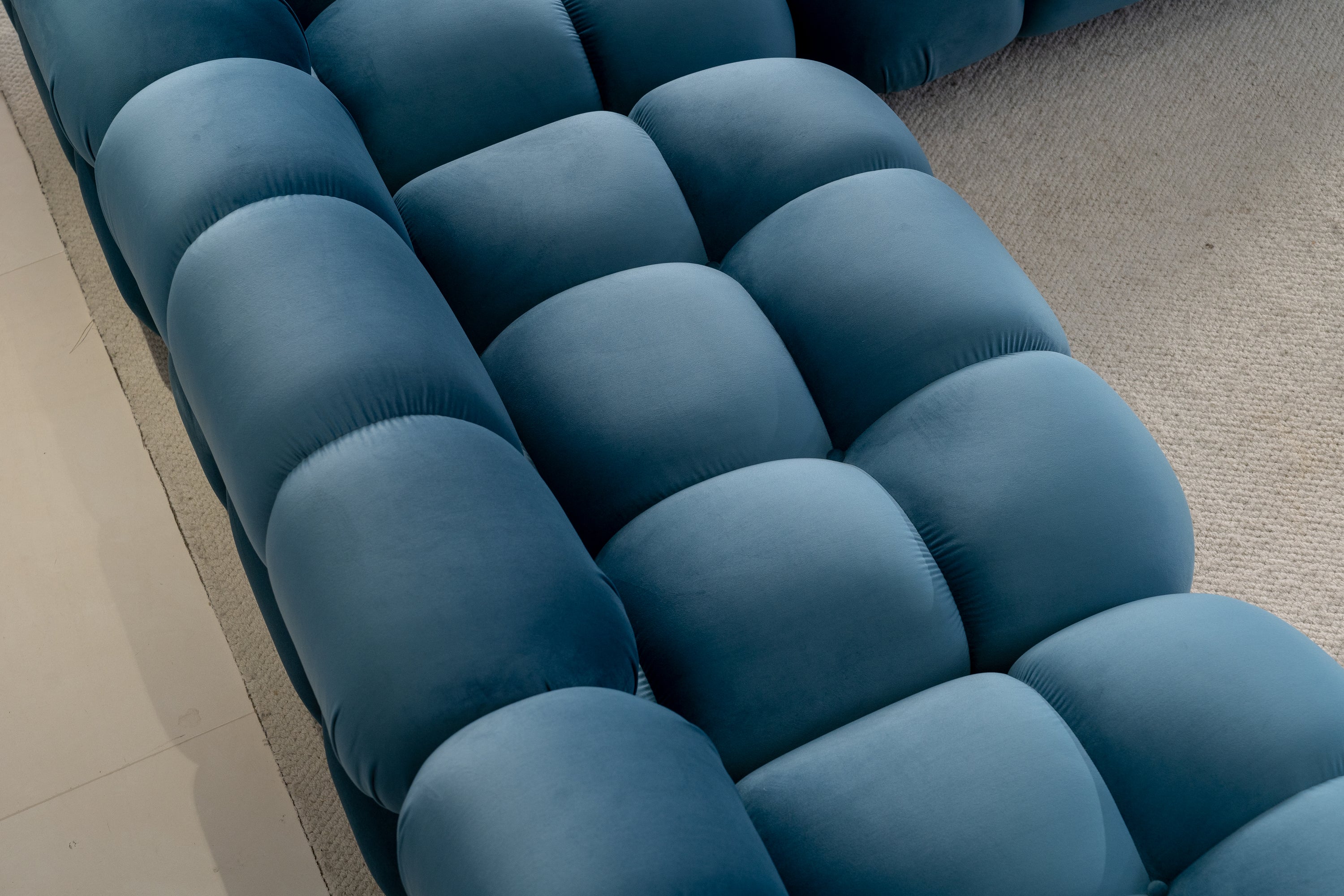 Maven Chaise Lounge Jeans Blue