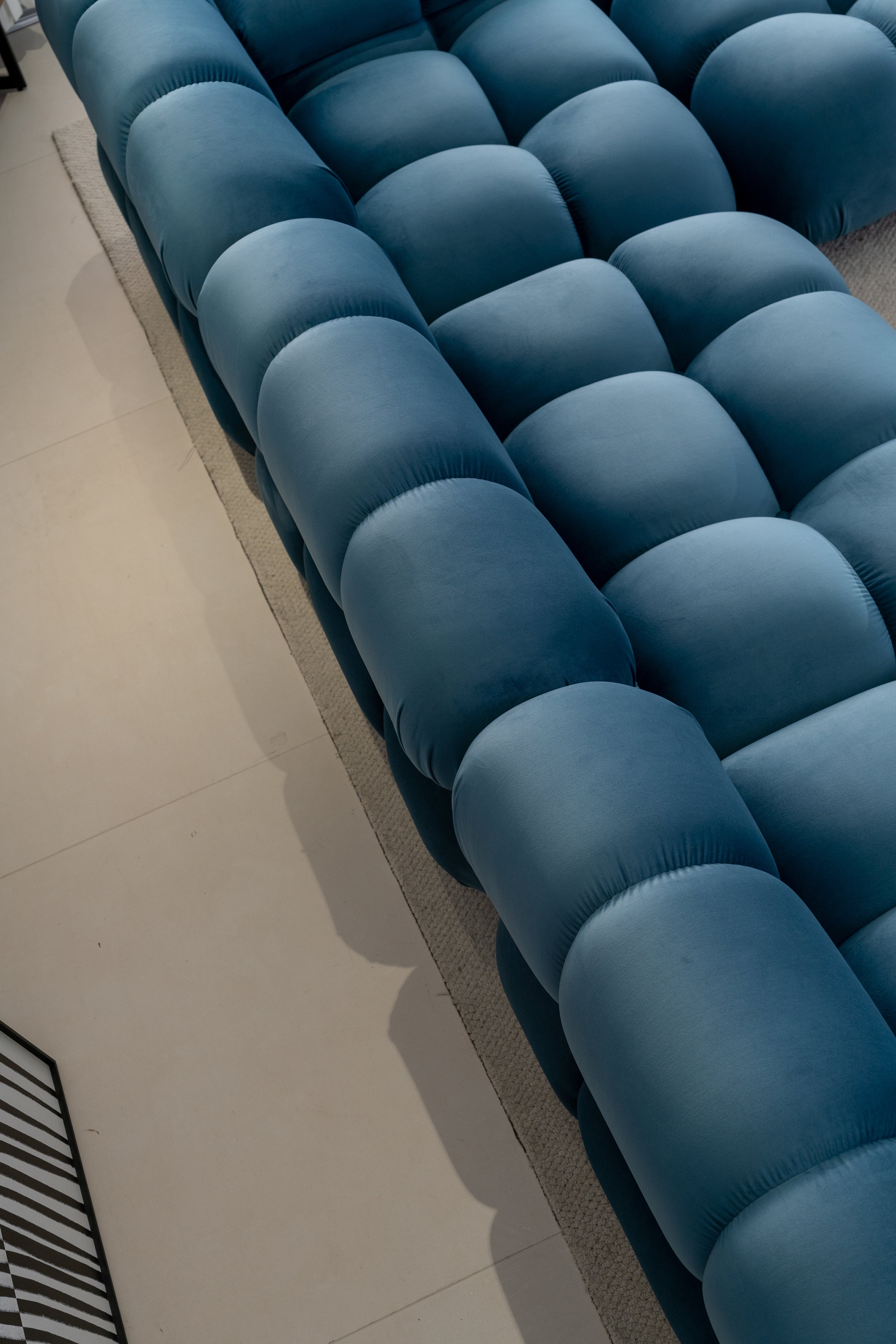 Maven Chaise Lounge Jeans Blue