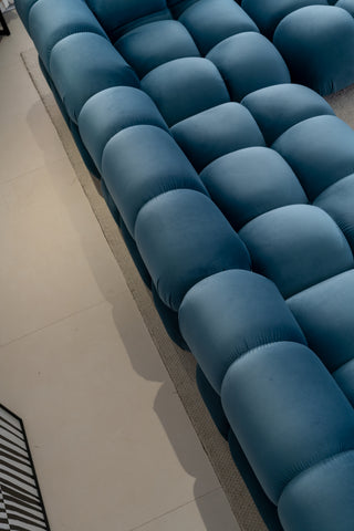 Maven Chaise Lounge Jeans Blue