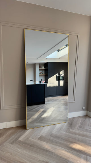 AURA Loft Mirror| 200cm x 100cm goud