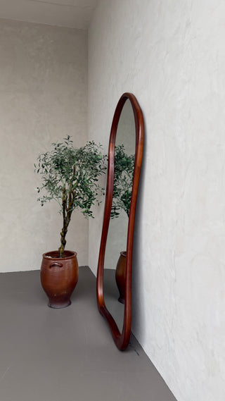 MIRA walnut mirror | 200 x 100 cm