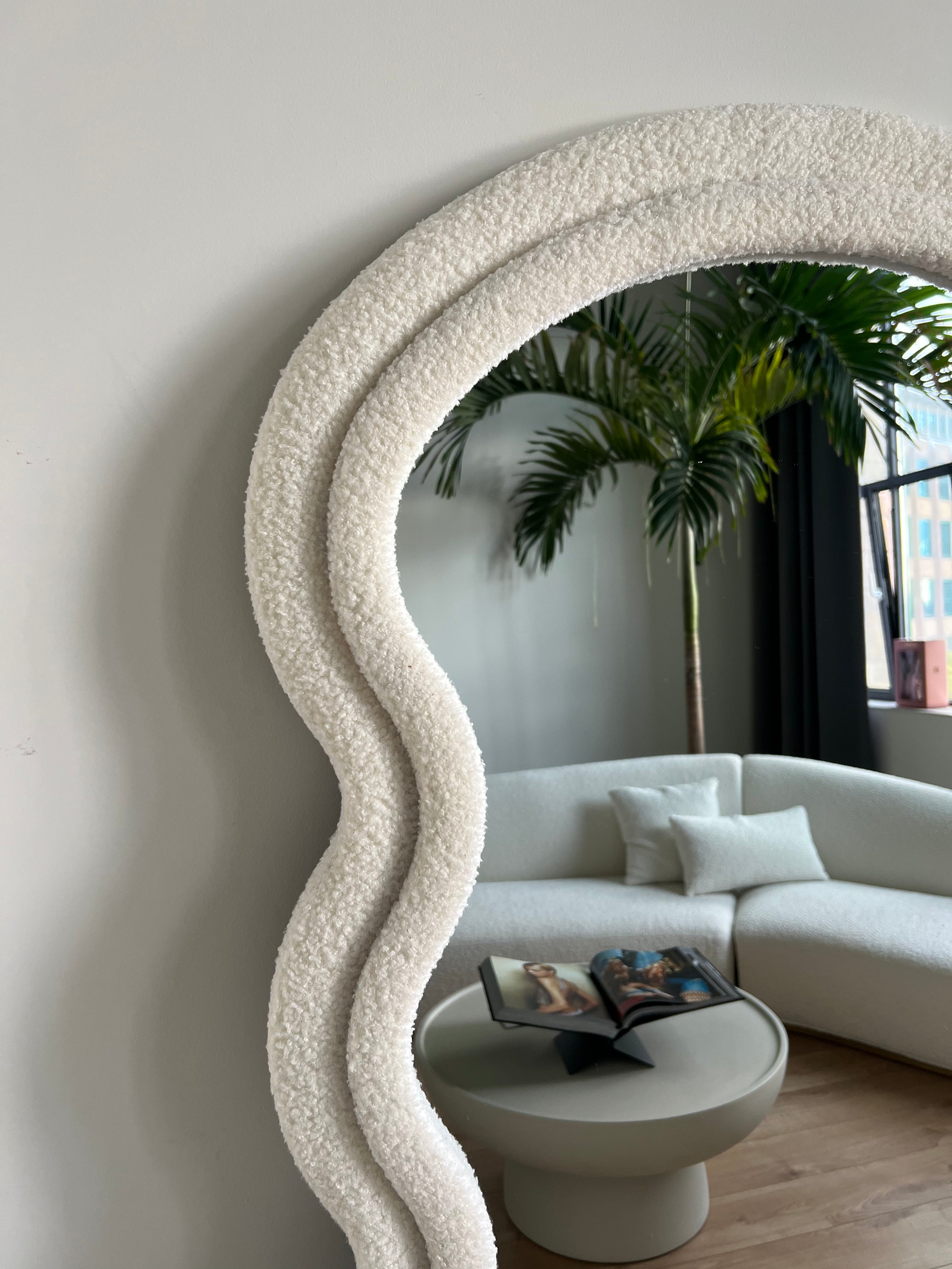 Wavy loft mirror 170 x 70