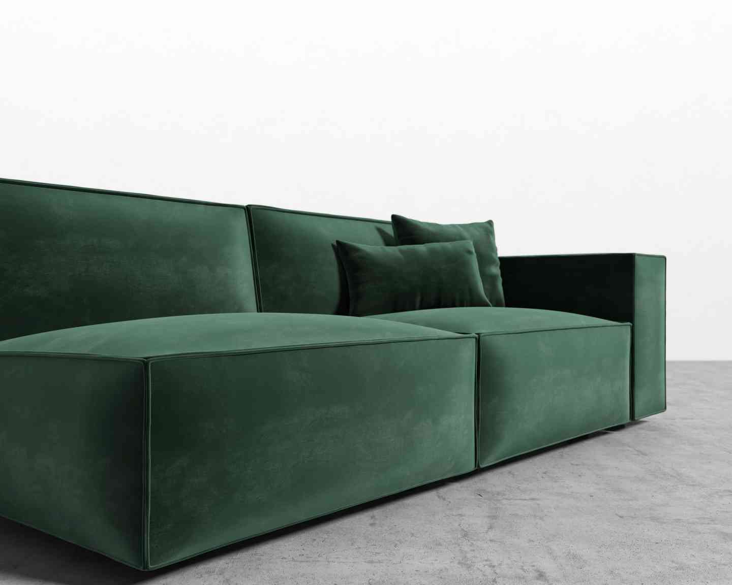 Bolder Signature Zweisitzer-Sofa mit Armlehne rechts