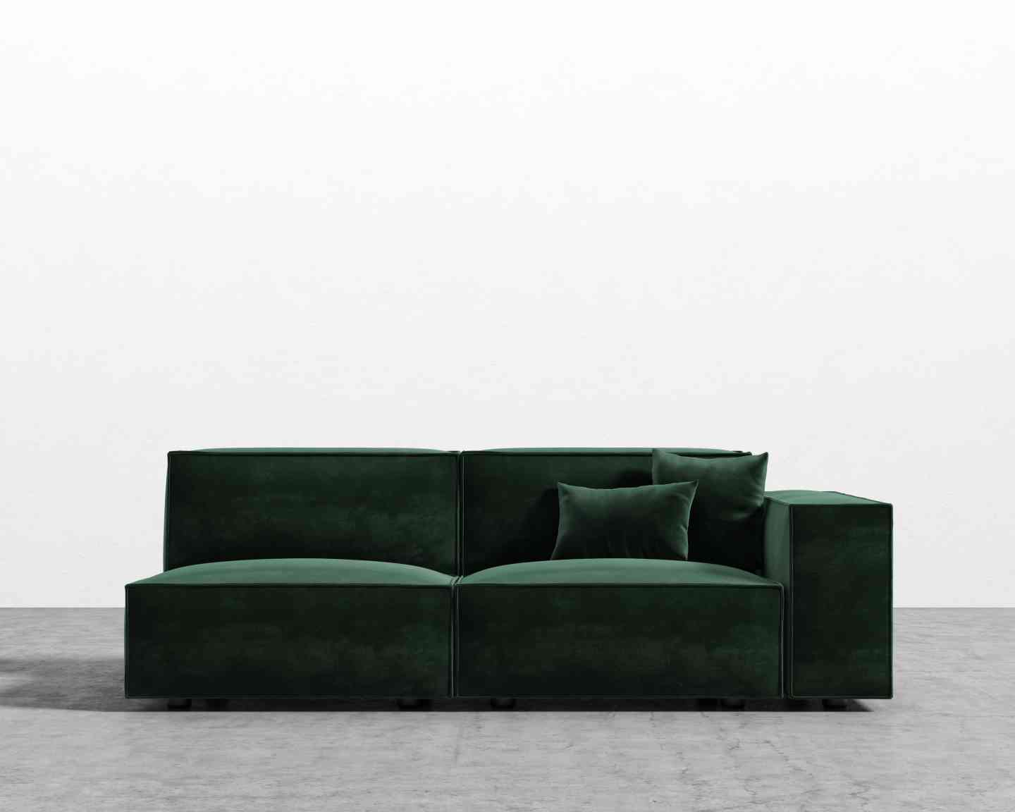 Bolder Signature Zweisitzer-Sofa mit Armlehne rechts