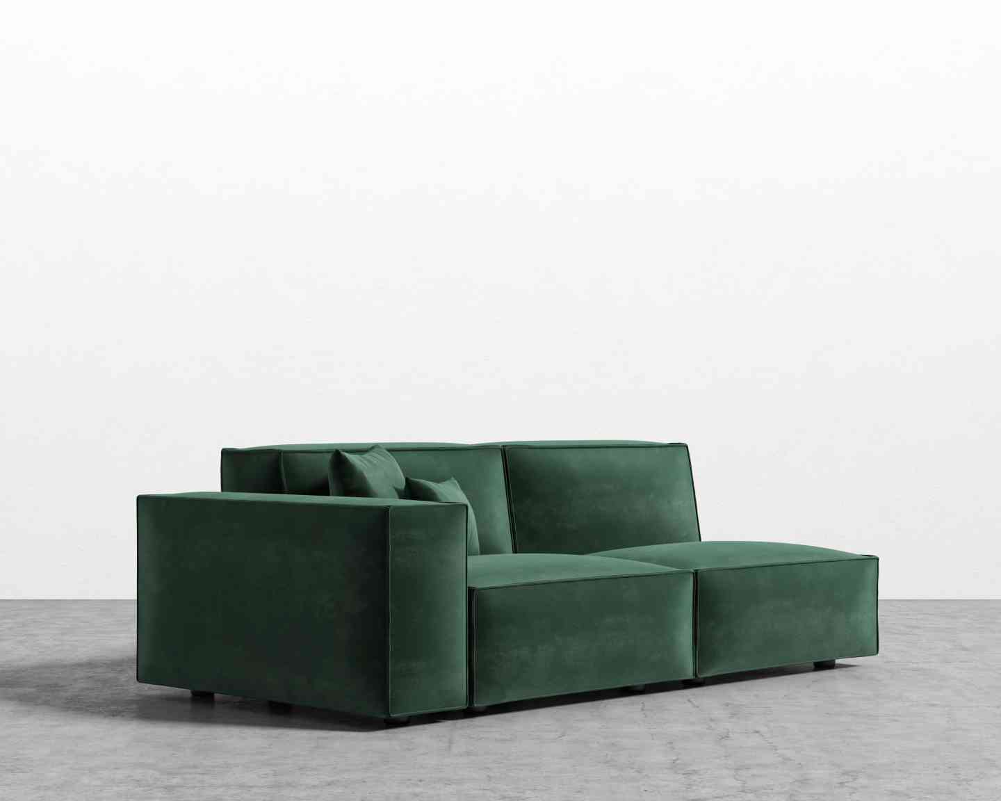 Bolder Signature Zweisitzer-Sofa mit Armlehne links