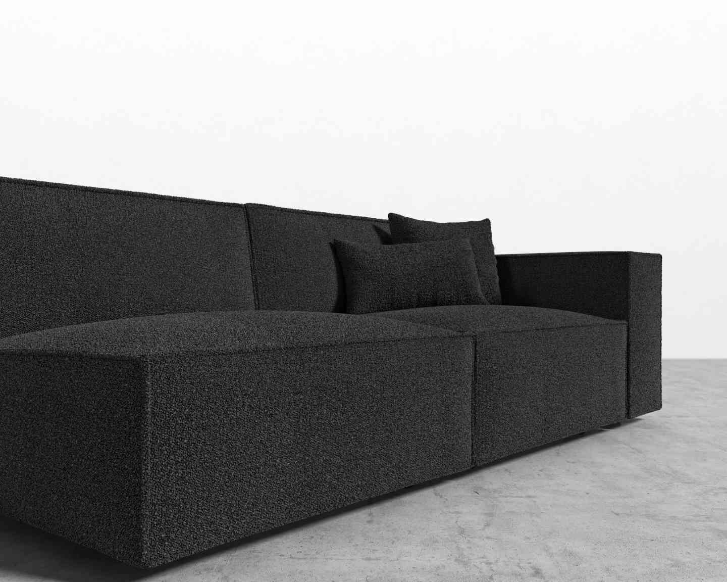 Bolder Signature Zweisitzer-Sofa mit Armlehne rechts