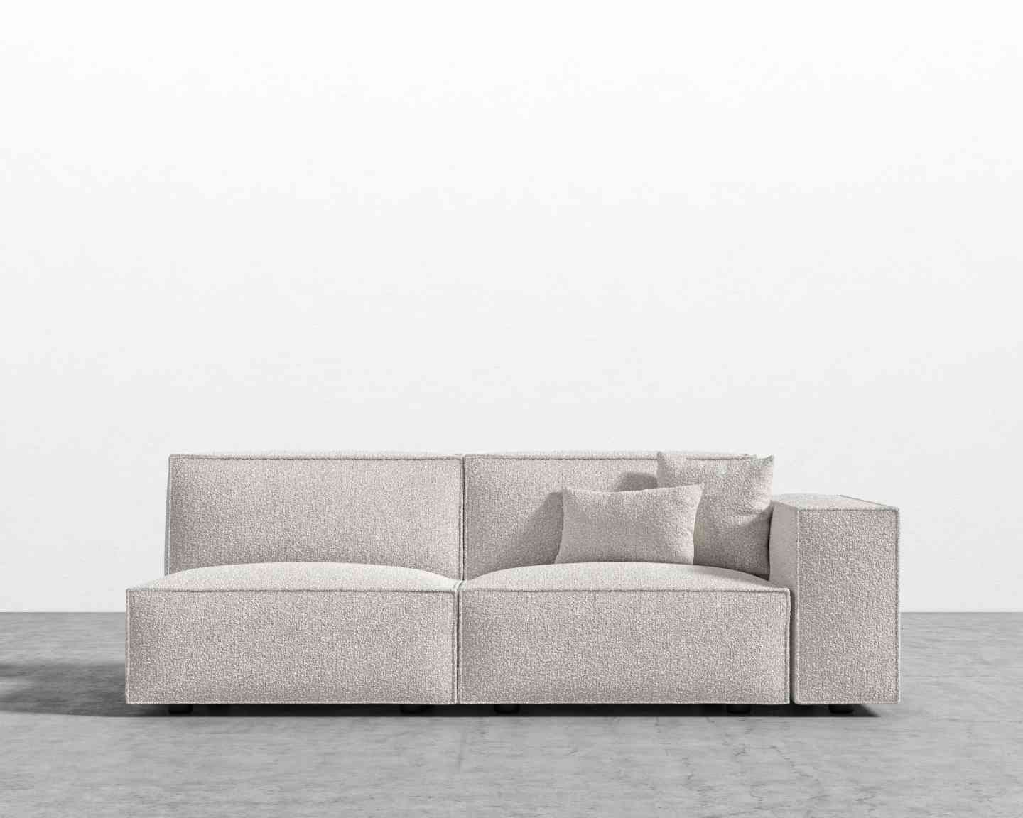 Bolder Signature Zweisitzer-Sofa mit Armlehne rechts