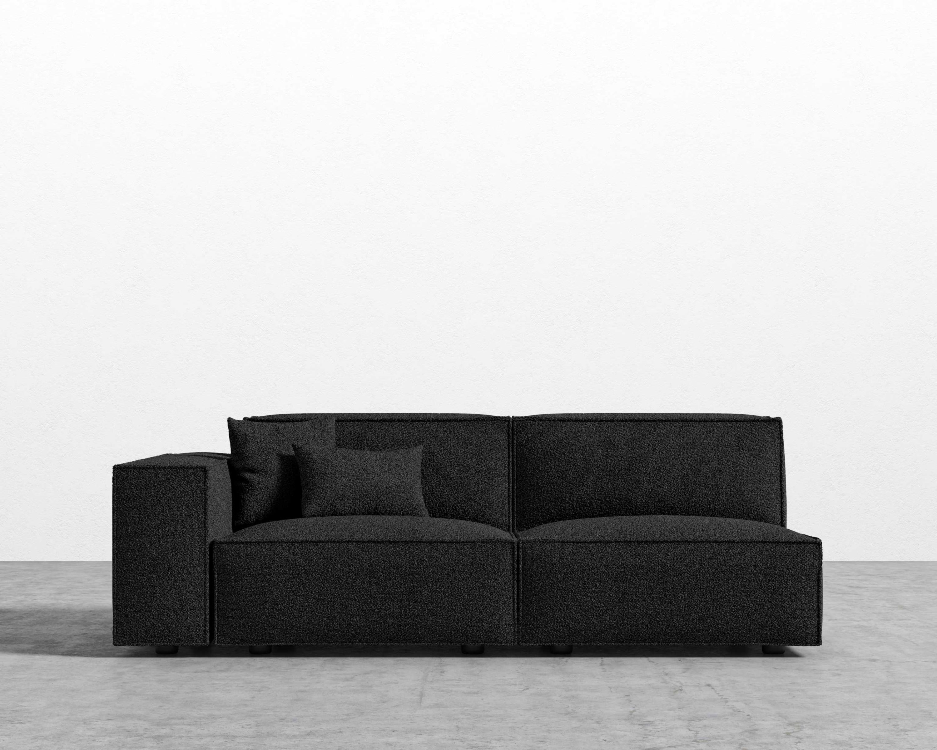 Bolder Signature Zweisitzer-Sofa mit Armlehne links